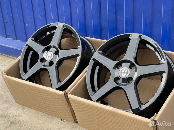 Диски r15 4x100 HRE 305M черные