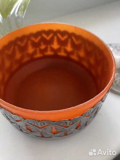 Сахарница конфетница шкатулка мельхиор