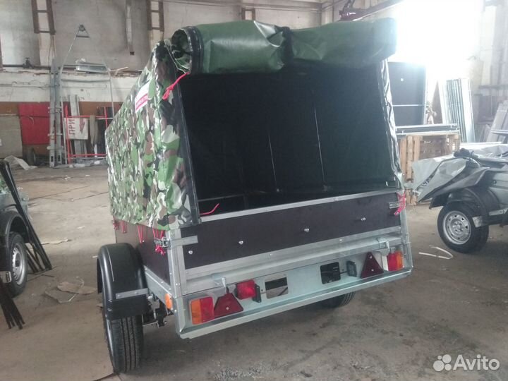 Курганский прицеп Крепыш бакелит рейлинг(2,0х1,26)