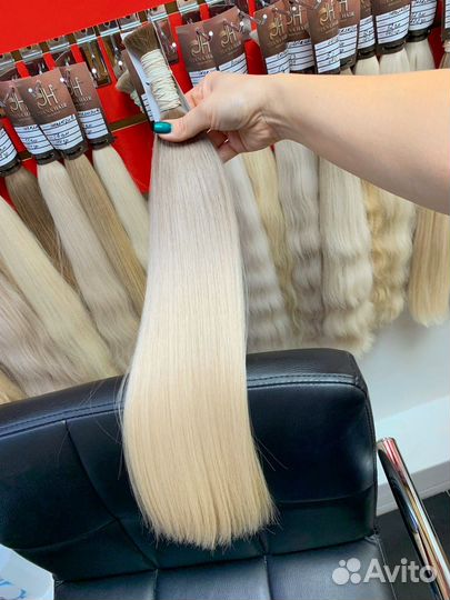 Волосы детские премиум в капсулах омбре