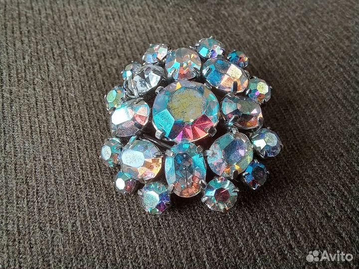 Чешская бижутерия, гранатовое чешское стекло