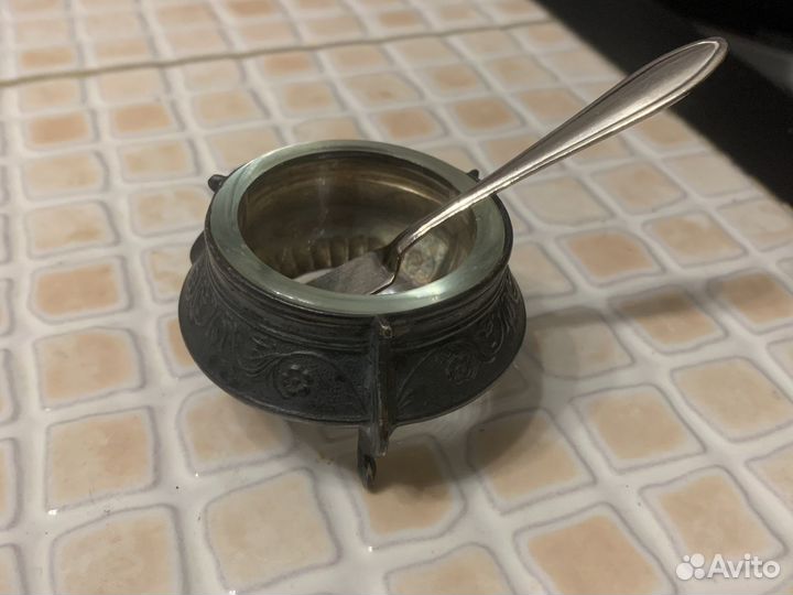 Солонка мельхиор СССР