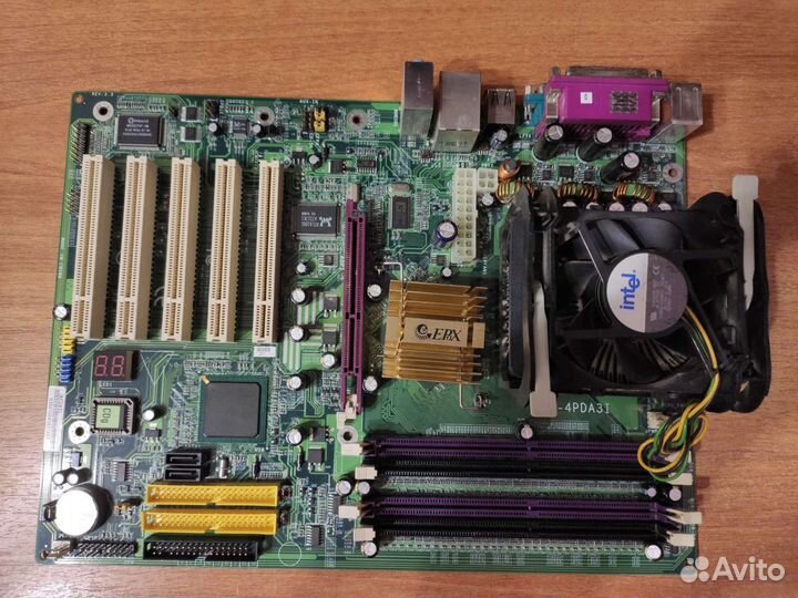 Материнская плата с процесором Pentium Celeron