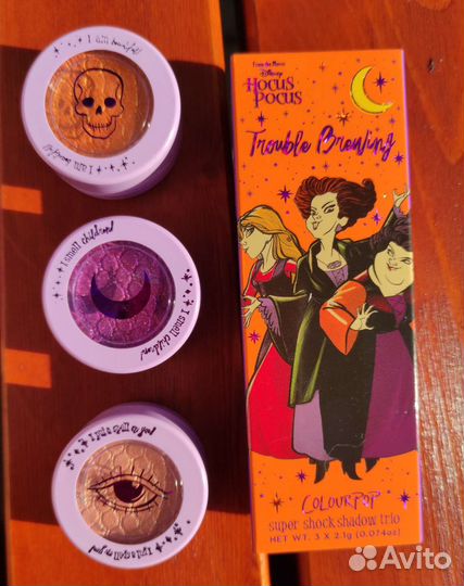 Colourpop набор теней супер шоков Trouble Brewing