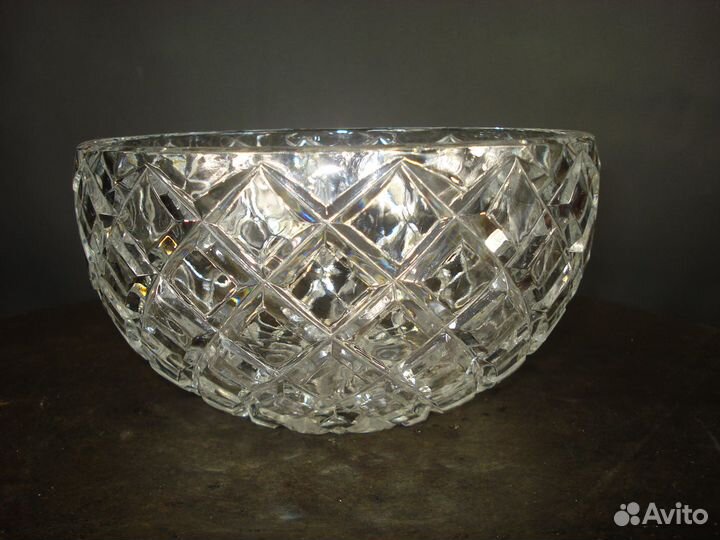 Ваза, конфетница хрусталь стекло СССР