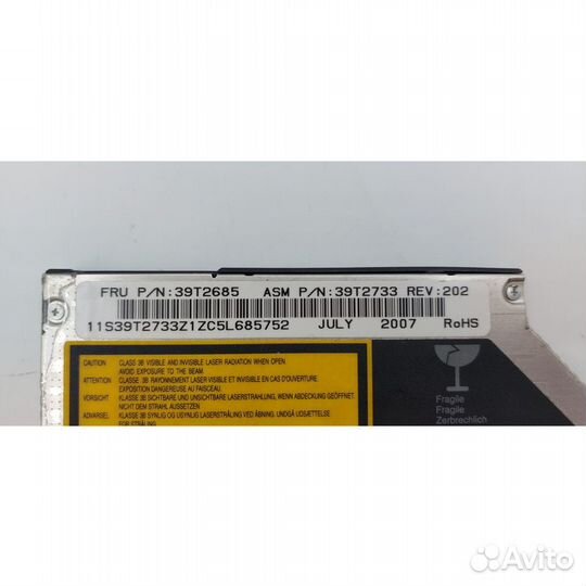 Привод DVD-ROM 39T2685, 39T2733, IBM ThinkPad T60