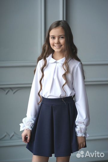 Блузка белая