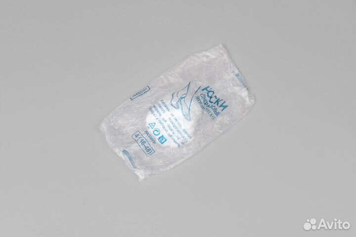 02-778 Носки одноразовые 46-48 50пар спанбонд