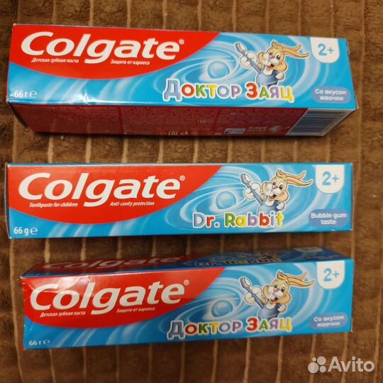 Детская зубная паста colgate 2+