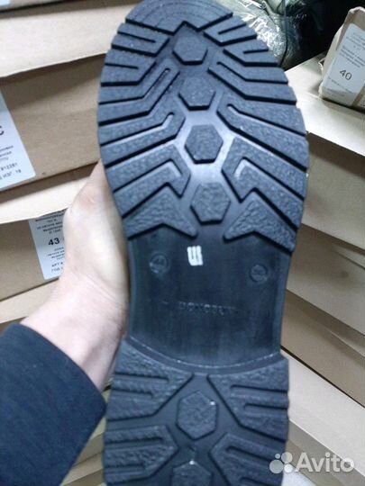 Полусапоги офицерские (меховые)