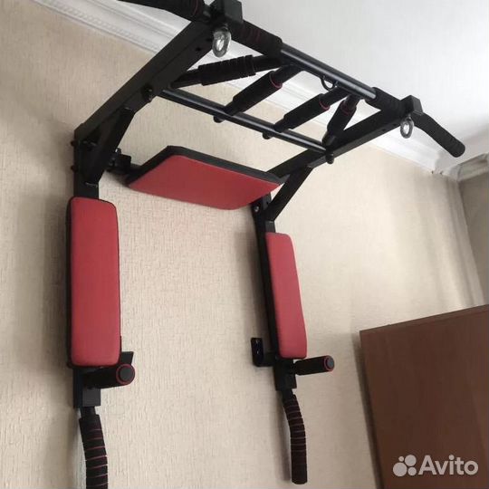 Многофункциональный турник черный