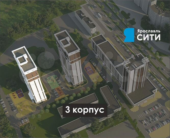 1-к. квартира, 52,3 м², 7/24 эт.