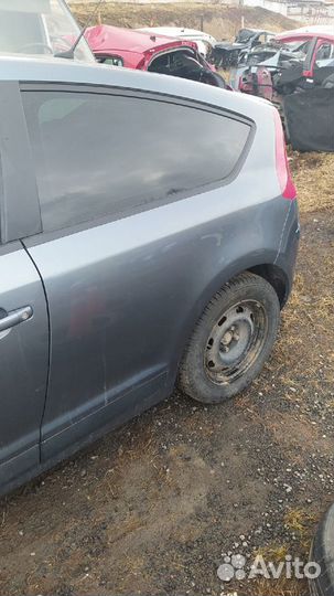 Крыло заднее левое Ситроен С4 купе светло-серое