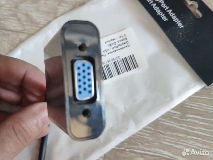 Переходник displayport vga