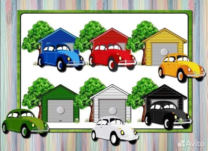 Развивающие Игры на липучках 3 шт