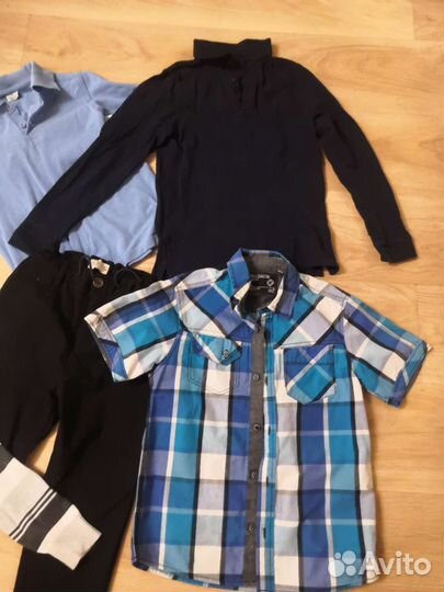 Пакетом вещи на мальчика р134-140
