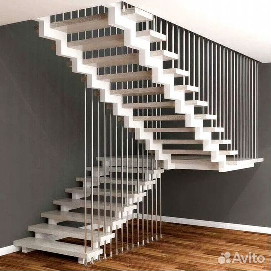 Лестница из листового металла