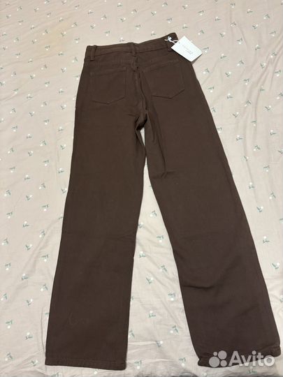 Джинсы женские шоколадные