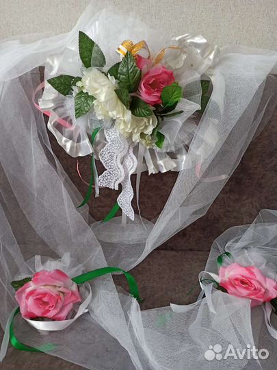 Свадебные аксессуары для машины