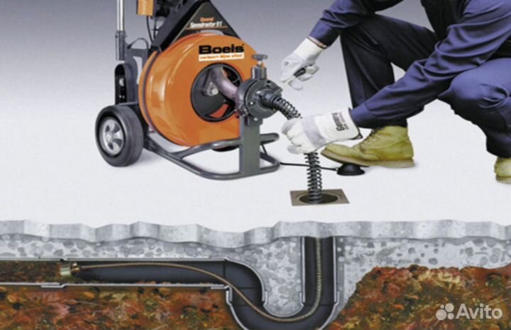 Гидродинамическая прочистка канализации