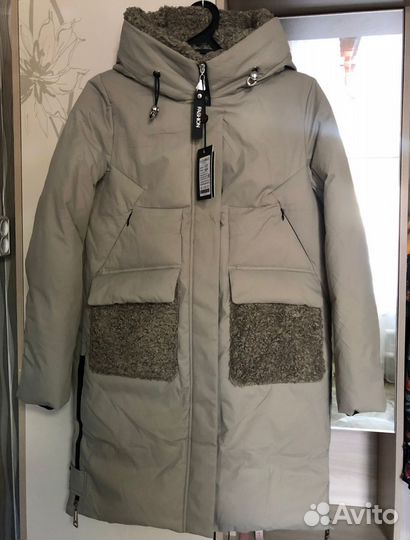 Пуховик зимний женский 48 50 теплый