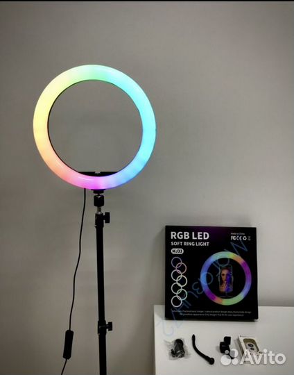 Кольцевая лампа RL RGB 33,36,45,46,54 см