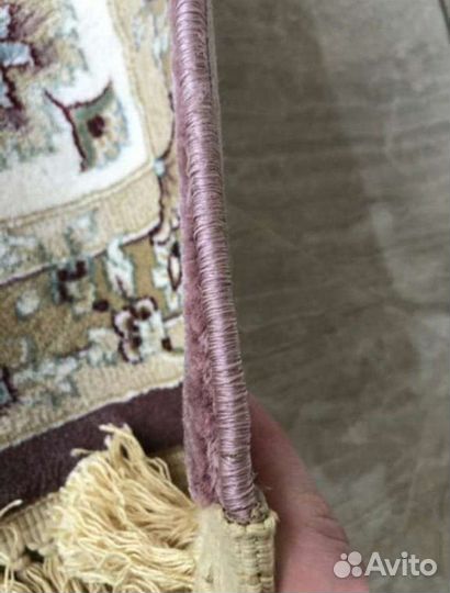 Ковер шелковый 2.40см на 3.40 мраморный эффект