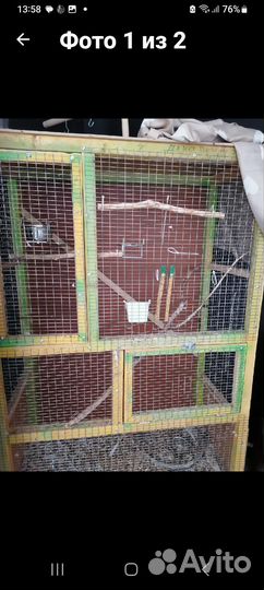 Клетка для крупного попугая
