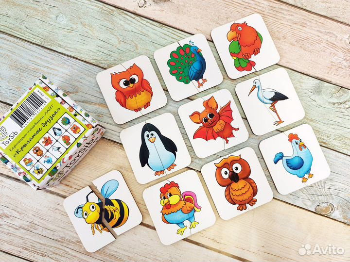 Пазлы деревянные для детей (новые)