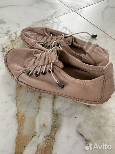 Кеды кожаные для девочки