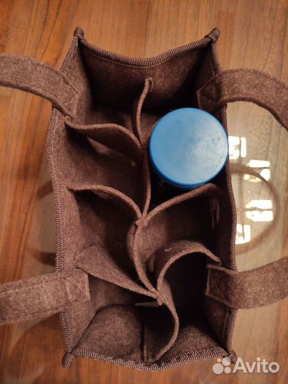 Сумка из войлока для переноски баночного пива Герм