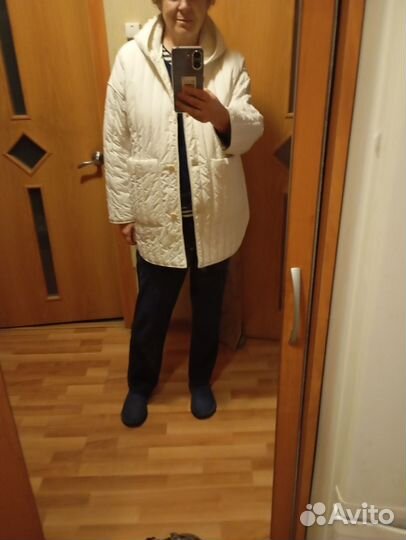 Куртка демисезонная женская 48-50 оверсайз