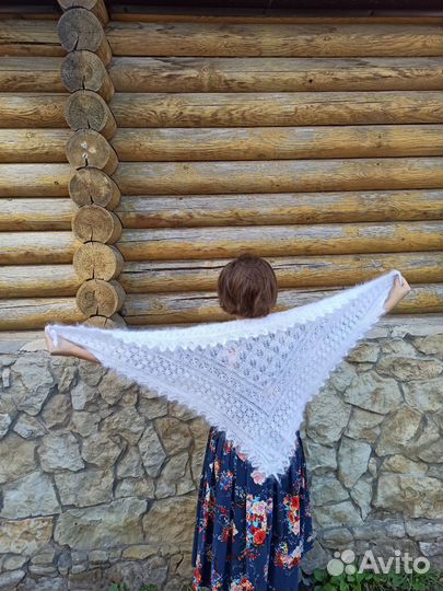 Шаль пуховая большая - теплый подарок