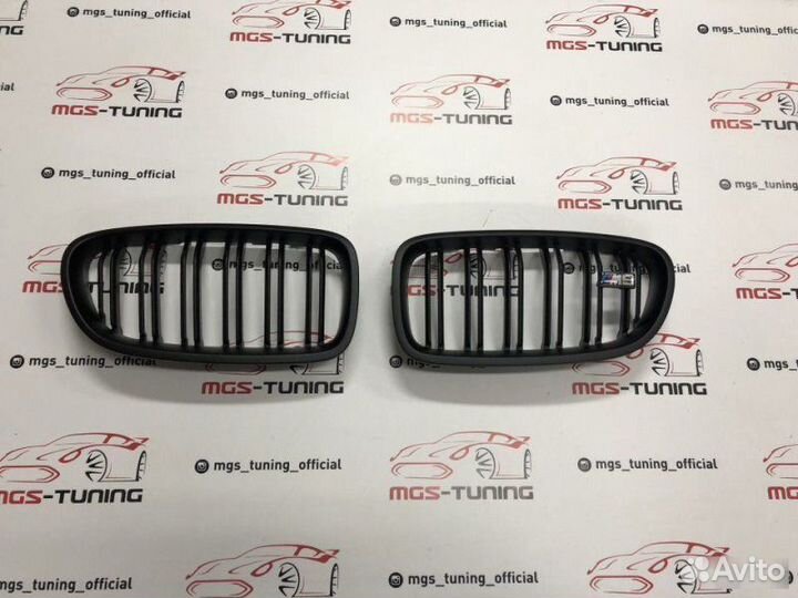 Решетка BMW 5 серии f10 в стиле М5 черная матовая