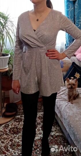 Комбинезон женский нарядный 44