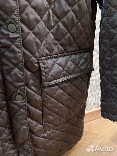 Стеганное пальто zara m