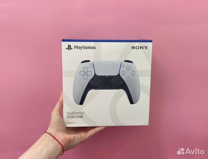 Джойстик на PS5 white