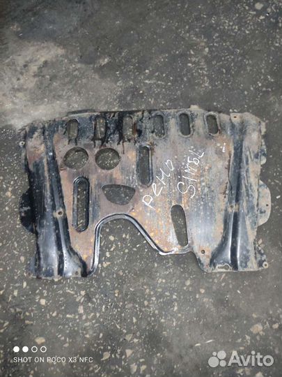 Защита двигателя картера Renault symbol 2