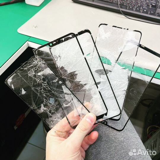 Переклейка стекла дисплея Samsung Huawei xiaomi