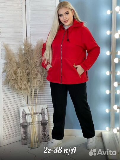 Спортивный костюм до 62 размера флис