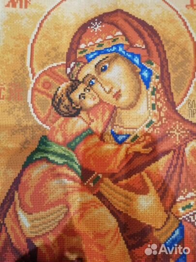 Канва для вышивки икона без ниток
