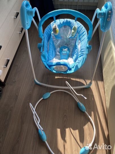 Детские качели Babyton Funny Time 2в1 электронные