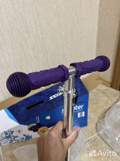 Новый Самокат фиолетовый