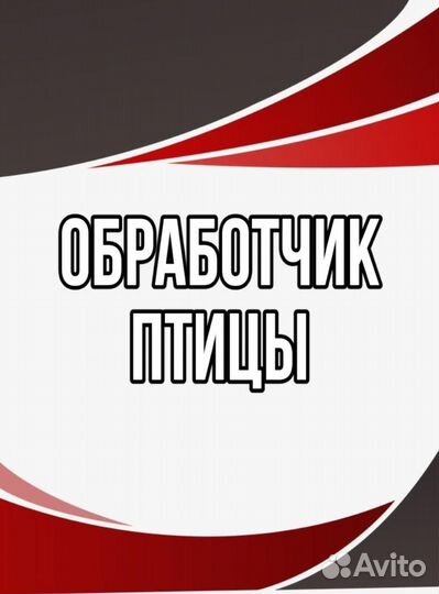 Обработчик птицы