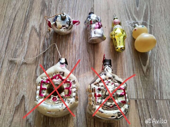 Елочные игрушки СССР