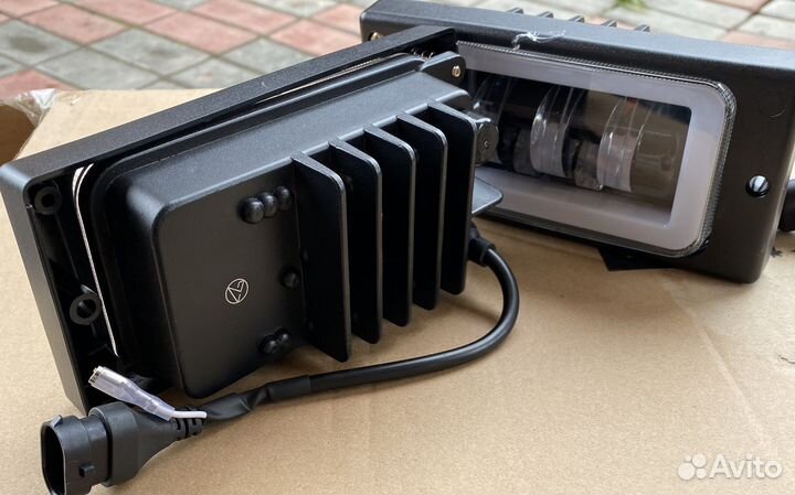 Противотуманные фары LED 2110-14 5 линз дхо 50w