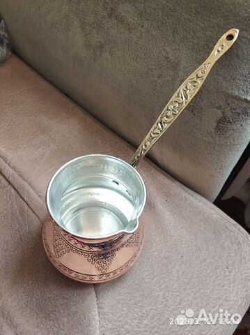 Турка для кофе медная