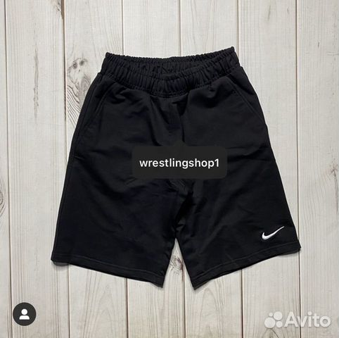 Шорты Nike Черные Хлопок