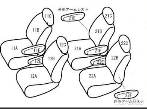Чехлы Kamatto Alpha Honda Freed 2011-2016
