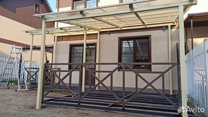 Навес к дому